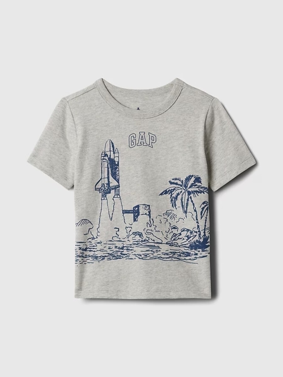 Remera Gràfico Manga Corta Toddler Niño - Outer Space 