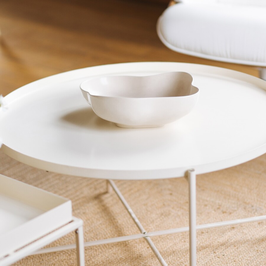 Mesa Baja Tray Grande Crema