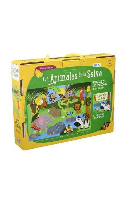 LOS ANIMALES DE LA SELVA (LIBRO + PUZLE) LOS ANIMALES DE LA SELVA (LIBRO + PUZLE)