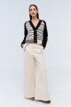 Cardigan Cebra Negro