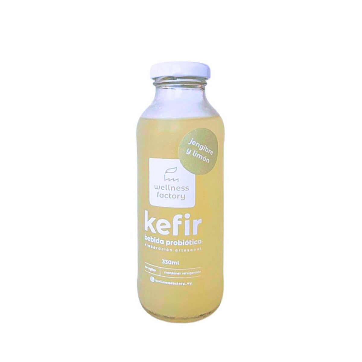 Agua de Kefir limon y jengibre 330ml 