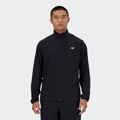 Campera New Balance Athetics Stretch Woven Negro
