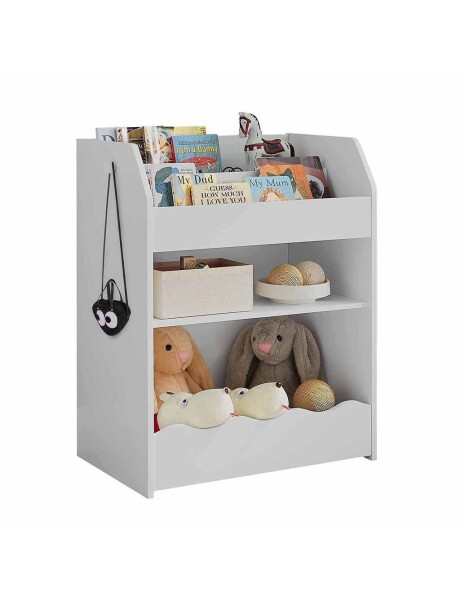 ESTANTERIA 3 NIVELES MDF 63x40x80CM BLANCO ESTANTERIA 3 NIVELES MDF 63x40x80CM BLANCO