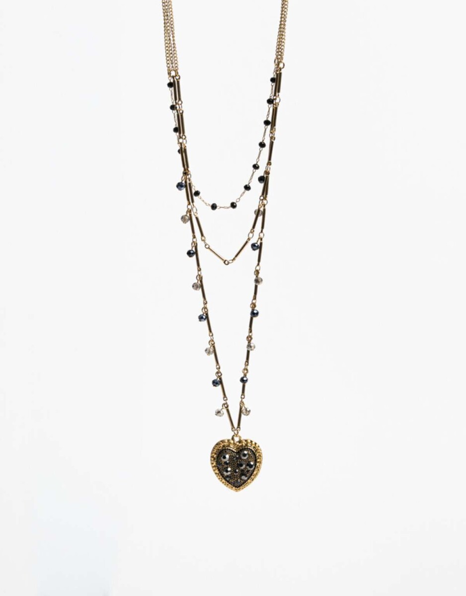 Collares Largos Barroco - Dorado Antique Gold 