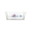 PACKBRN Set Baño Stokke Flexibath Plegable Con Reposera Transparente Y Beige