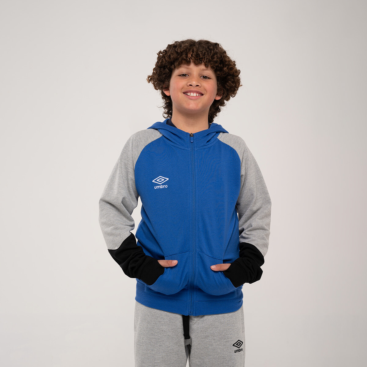 Campera Hoodie Umbro Junior - 652 