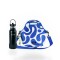 Set de lunchera Big de neopreno con correa ajustable y botella de acero inoxidable 500ml brio set sunny/negro