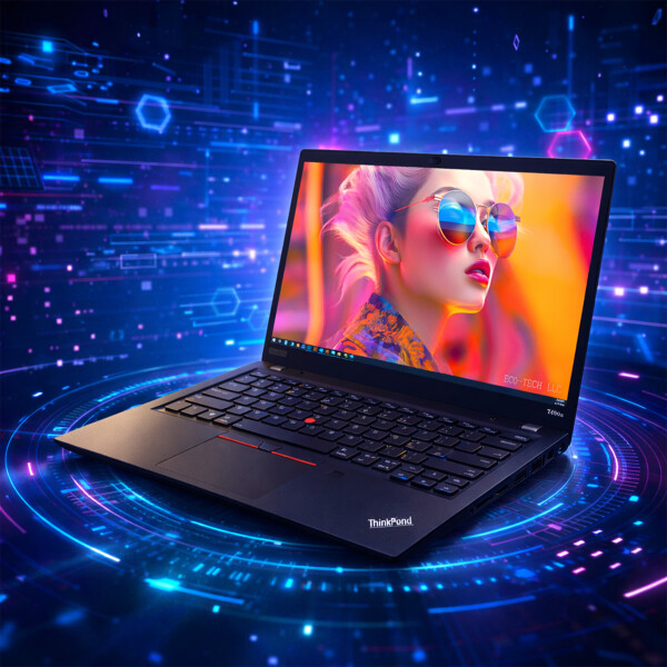 Notebook Lenovo Thinkpad T490s I5 8Gen 8gb 256gb 14" w11 pro Color Negro