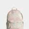 Mochilas Urbanas Mochila Texturada Con Charm - Estampado Flores