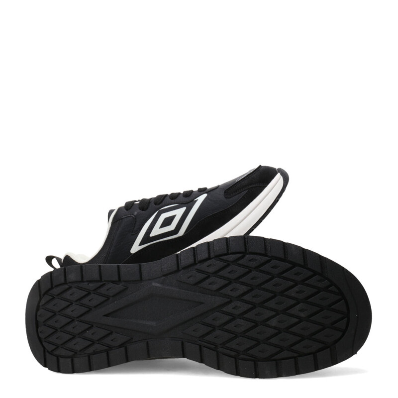 Championes de Hombre Umbro Refine Negro - Blanco