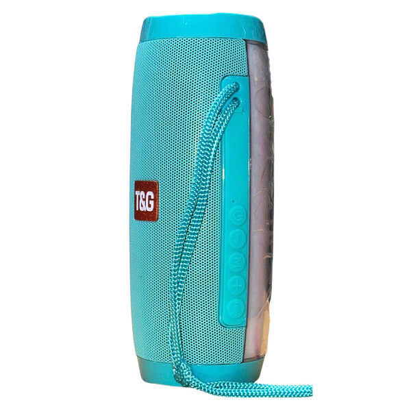 Parlante TG-157 Con Luces Y Bluetooth VERDE