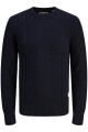 Sweater Grid Navy Blazer