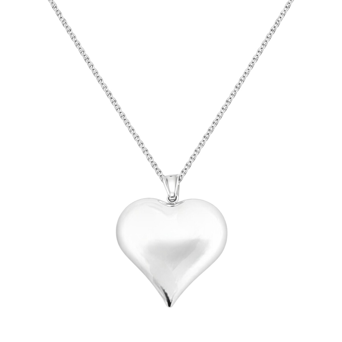 Dije corazon- Plata 925 Inflada - sin piedra - CP4670 - sinpiedra 