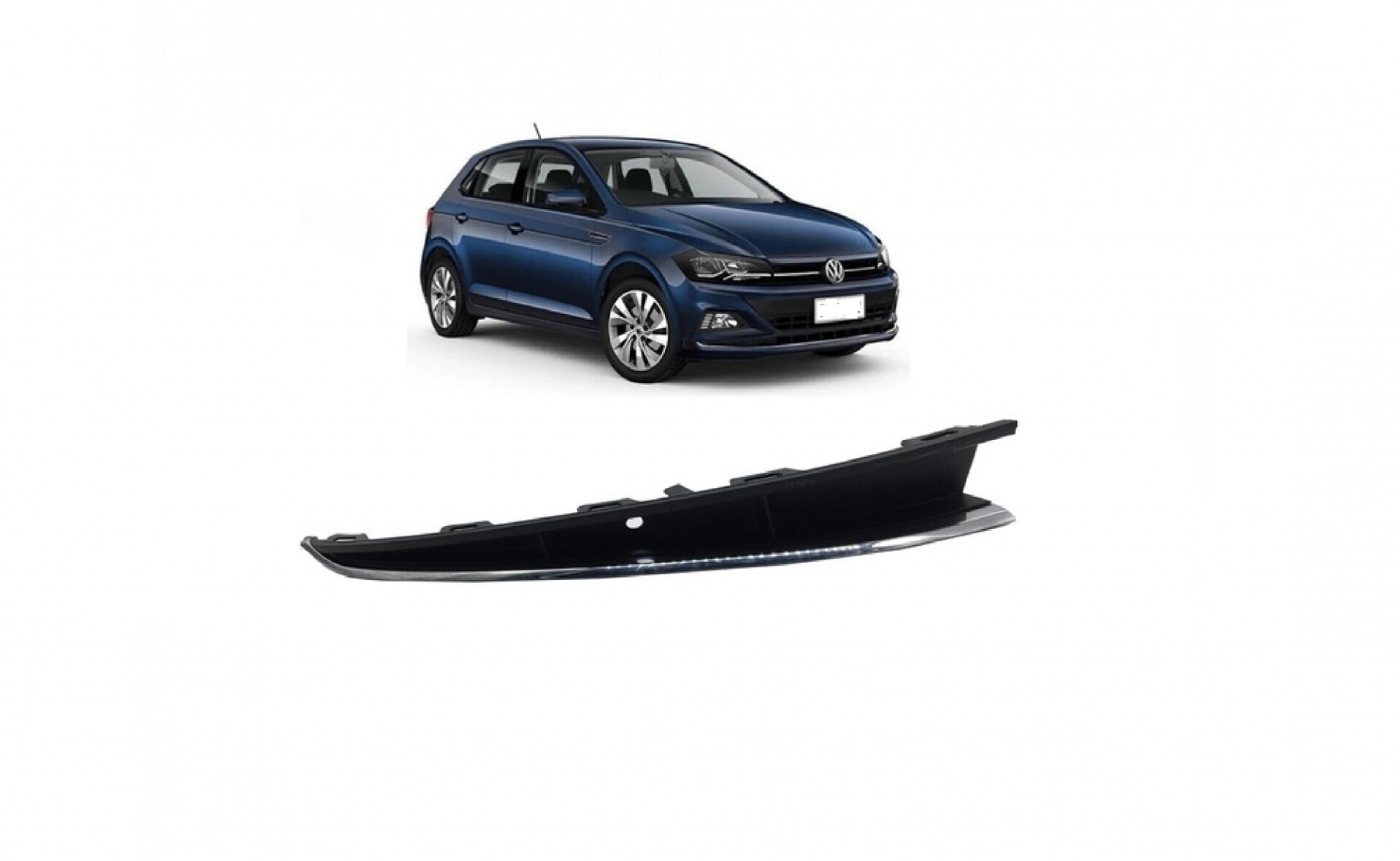 MOLDURA DE PARAGOLPE IZQUIERDO VIRTUS / POLO 18/... 