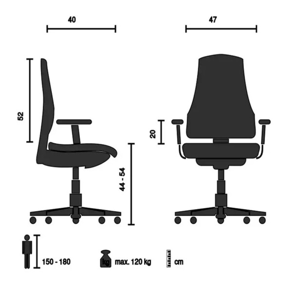 Silla De Escritorio Ergonómica Mesh SILLA OFICINA MESH BLANCO/NEGRO OLT