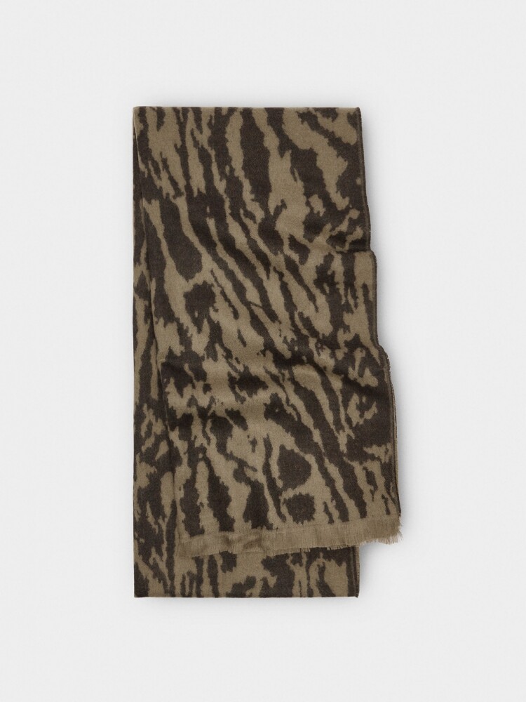 Pañuelo Estampado marron