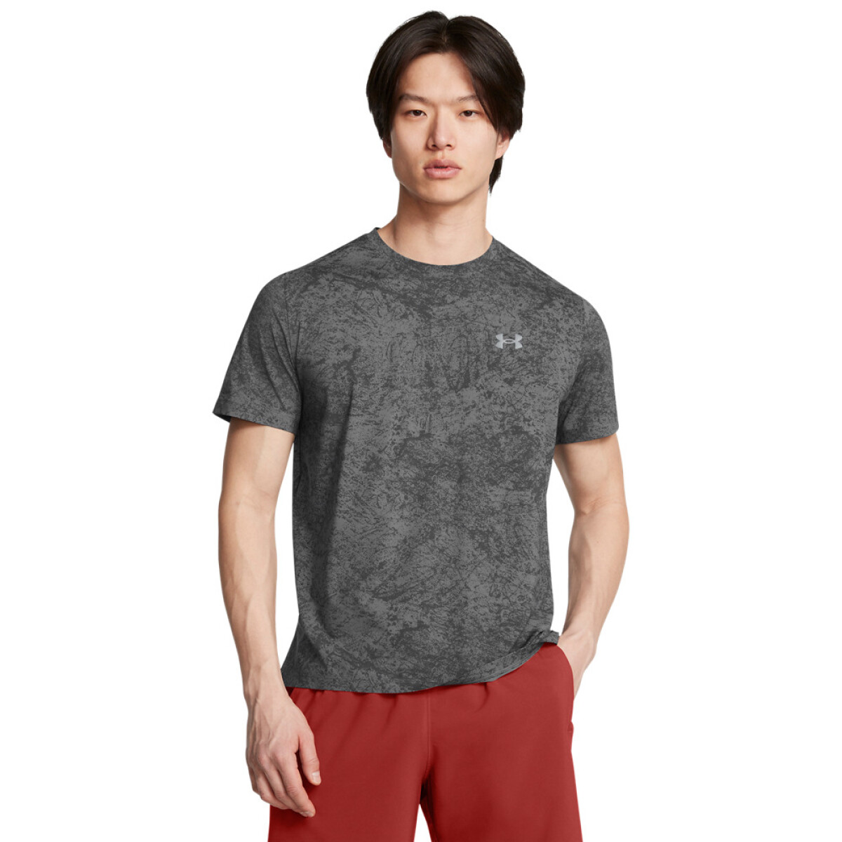UA LAUNCH ELITE WASH SS-GRY - GRY-025 