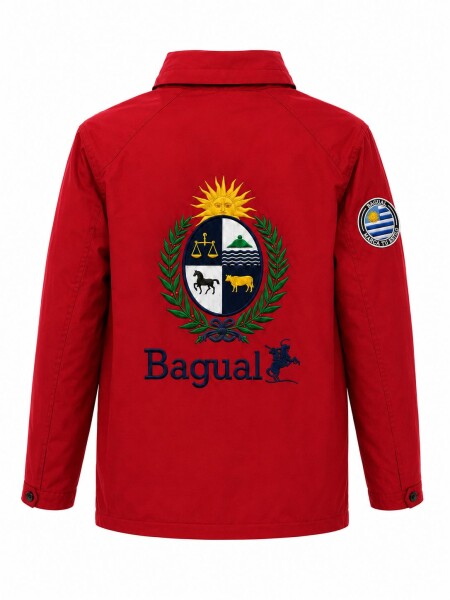 Campera Taslon Escudo Nacional Roja