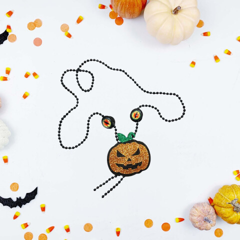 Collar Diseño Halloween Calabaza