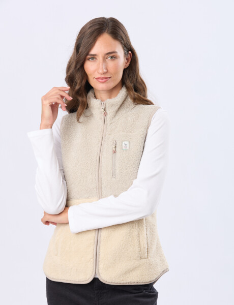 CHALECO DE SHERPA Gris