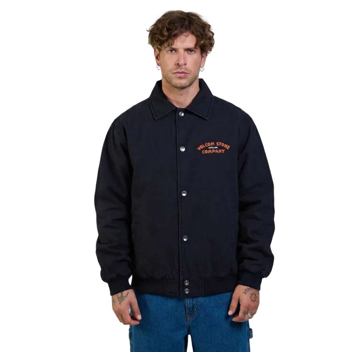 Campera Volcom Stone Rock - Negro 