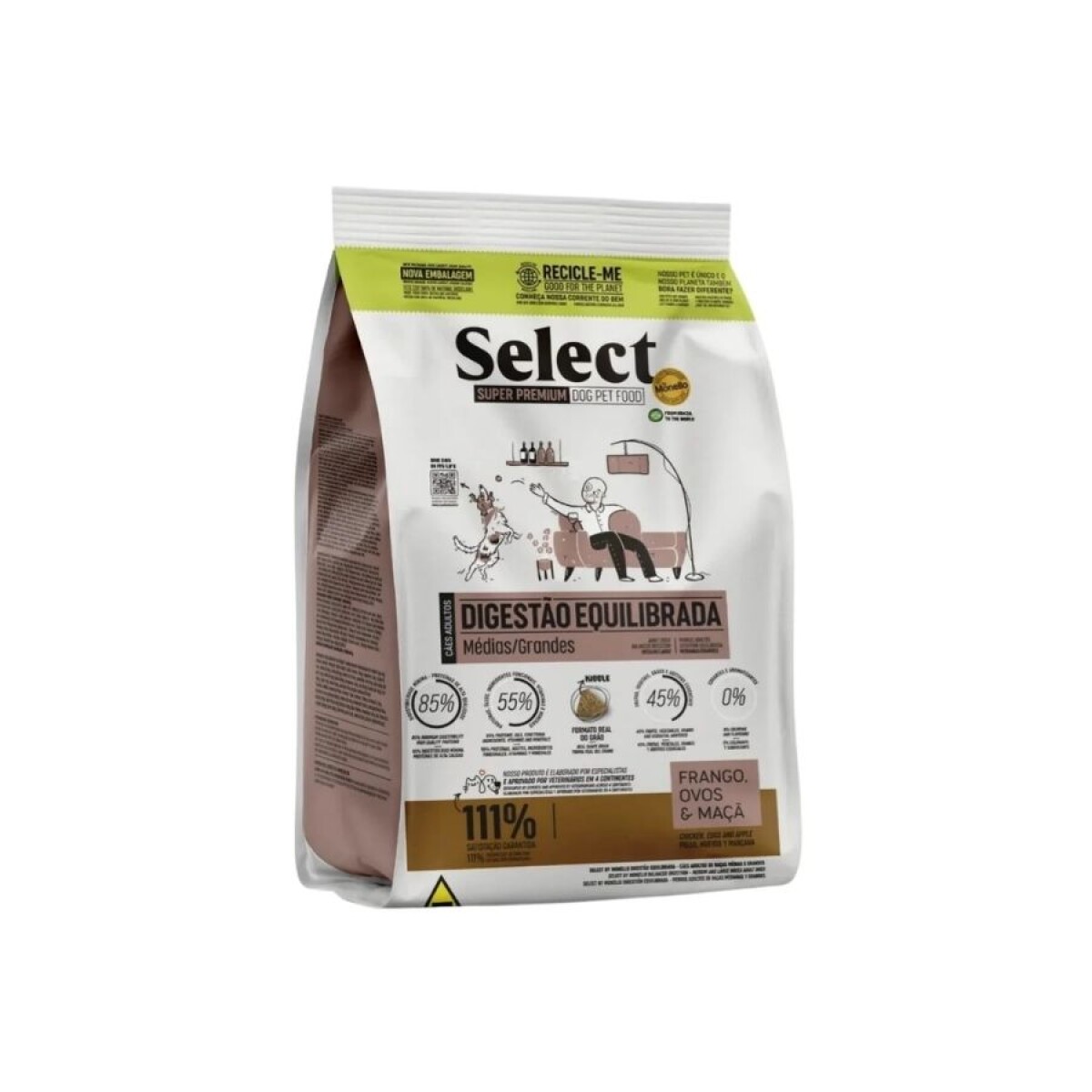 SELECT DIGESTION EQUILIBRADA RAZAS MEDIANA Y GRANDES - 15 KG 