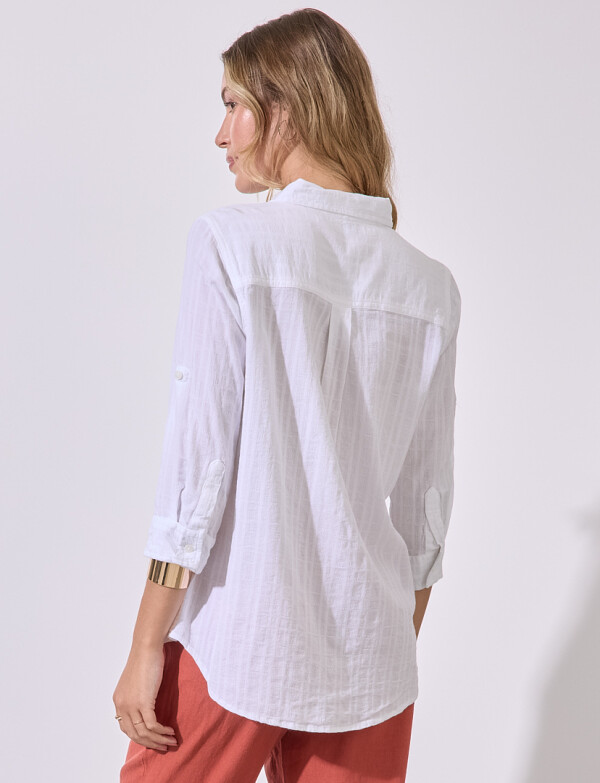 Camisa Algodon BLANCO