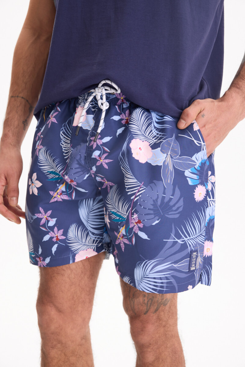Short De Baño Selva - Azul 