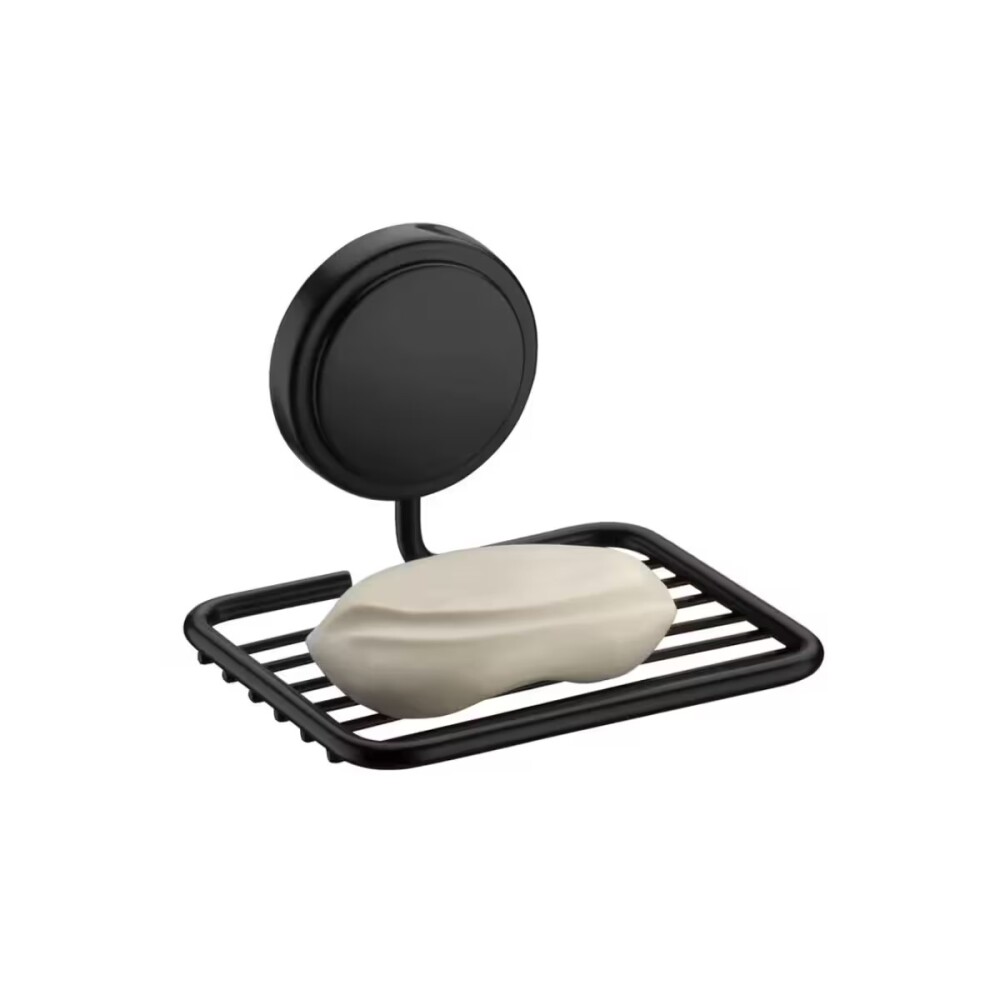 JABONERA ADHESIVA NEGRO MATE Jabonera Adhesiva Negro Mate