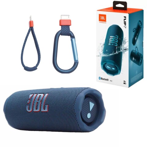Parlante JBL Flip 7 Bluetooth Resistente al Agua IP68 Azul