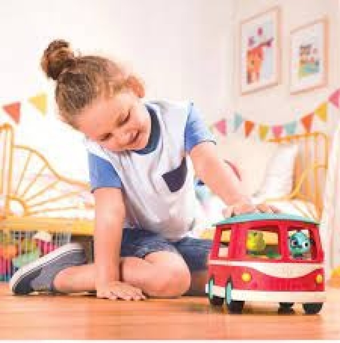 Autobús musical iluminado 