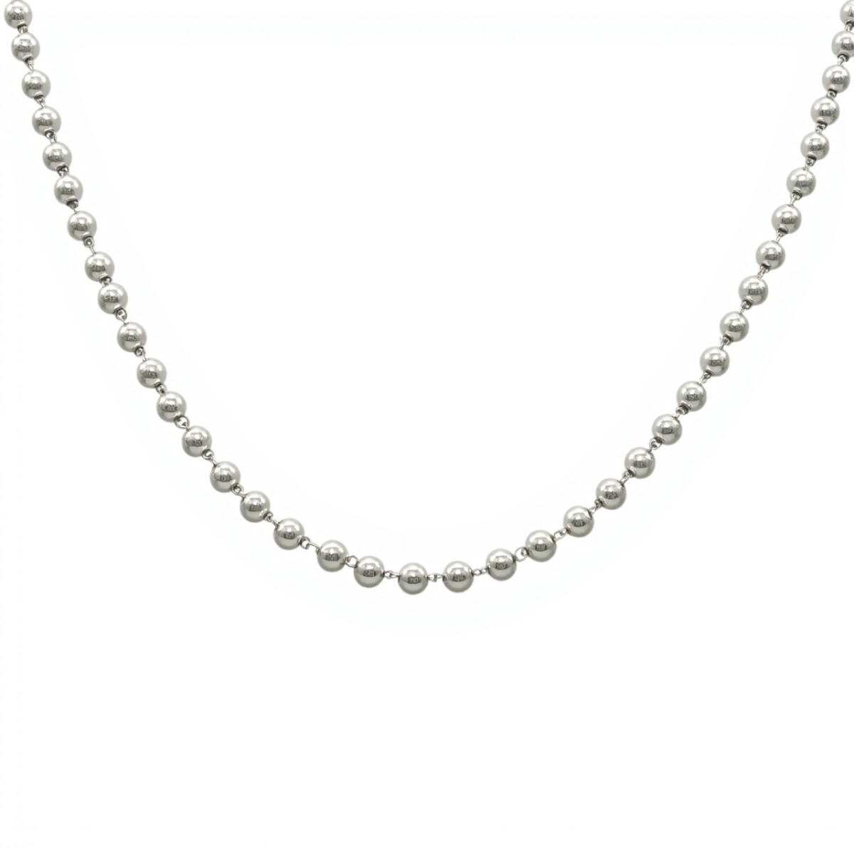 Cadena Bolitas - Plata 925 - Sin Piedra - CD3272 - sinpiedra 