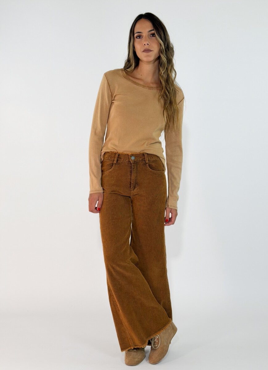 PANTALON PANA LENNON - CAMEL 