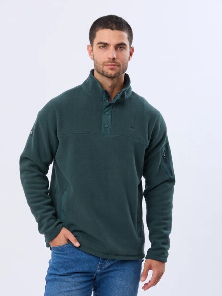BUZO LEGACY 5538 1/2 BOTON BROCHE VERDE
