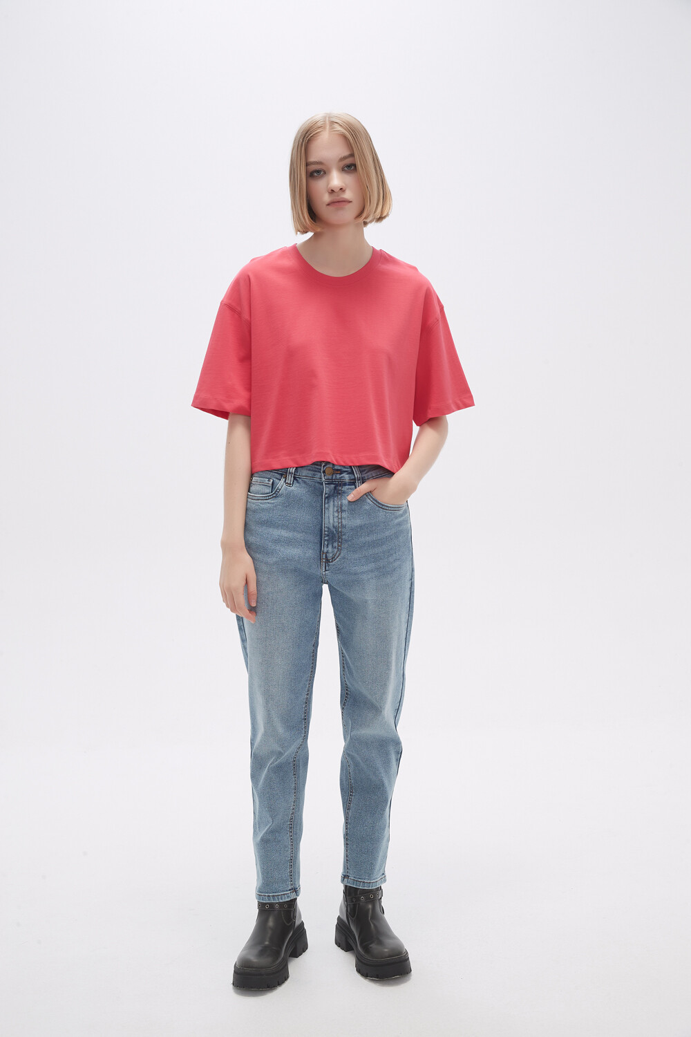 Remera Solis Rojo Coral