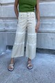 Jean Straight Laranja Beige