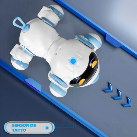 Mascota Robot Inteligente Control Remoto Con Sonido Celeste