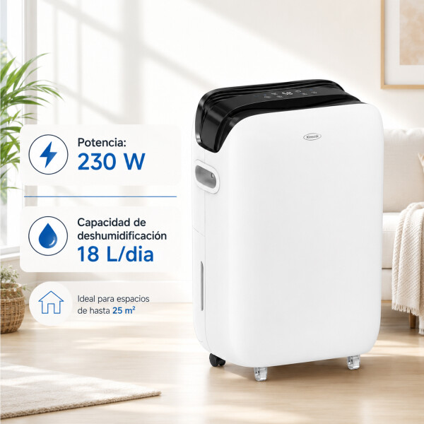 Deshumidificador Kassel 18 L Ks-dh18b DESHUMIDIFICADOR KASSEL 18 L KS-DH18B