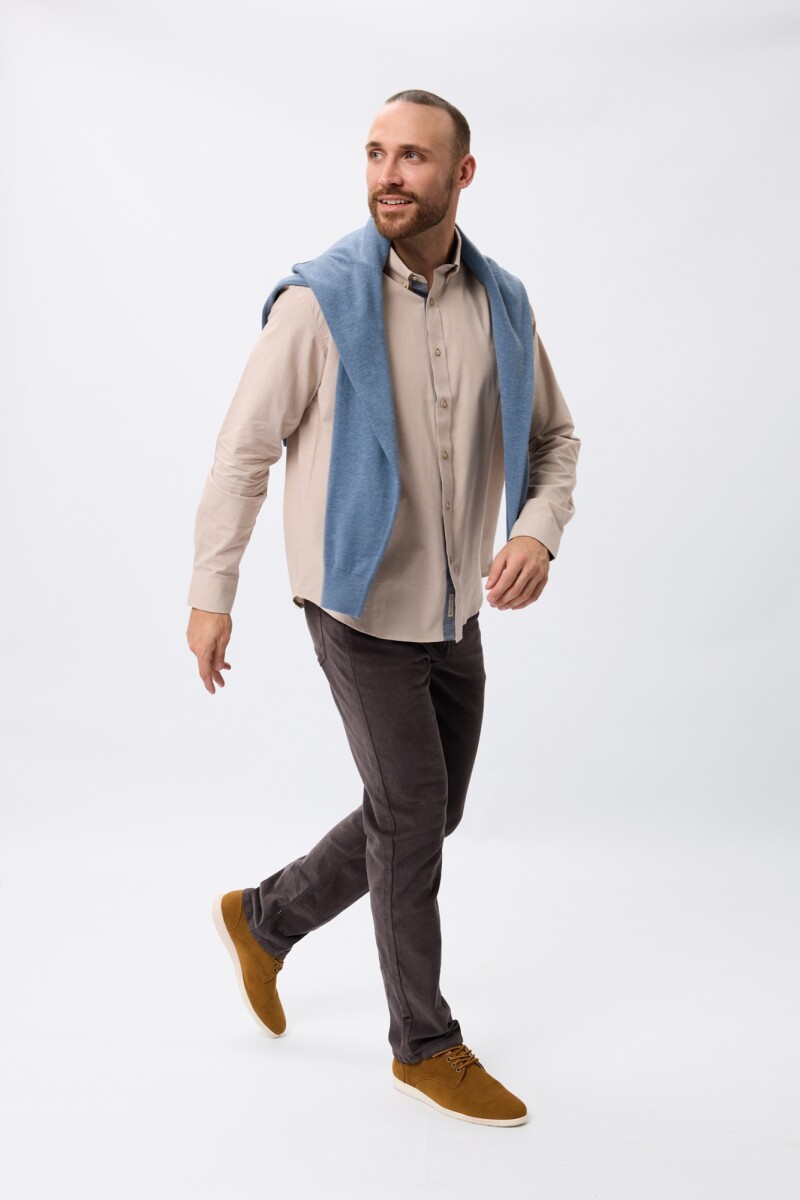 Pantalon pana Fields - gris oscuro 