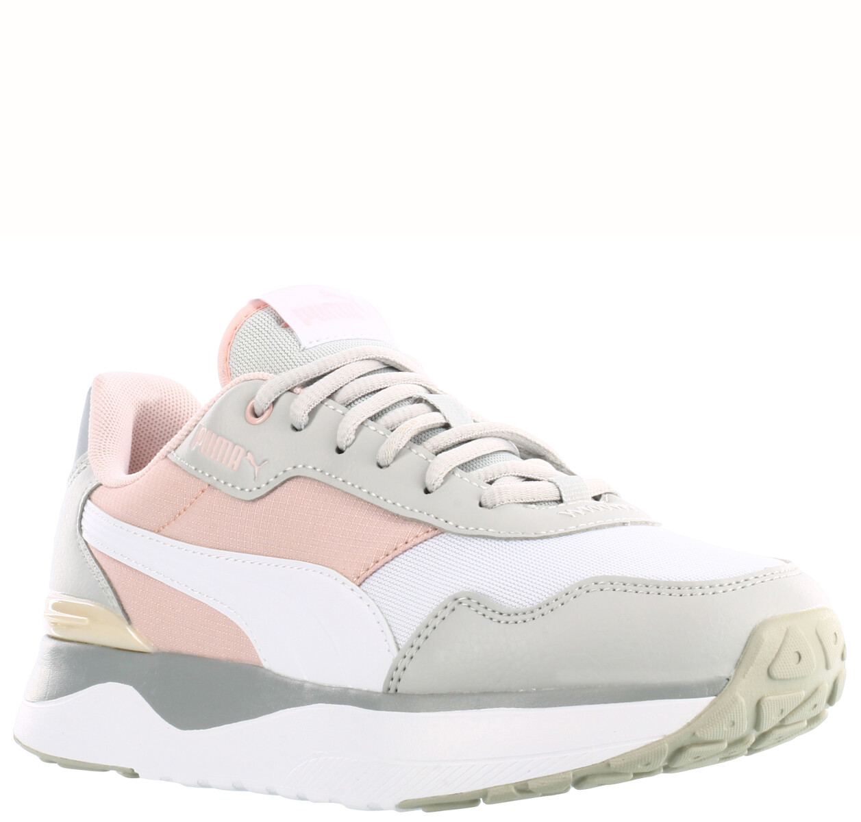 Championes de Mujer Puma R78 Voyage Wns - Blanco - Rosa - Gris 