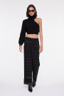 PANTALÓN CARROT TACHAS Negro