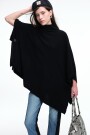 PONCHO TEJIDO Negro