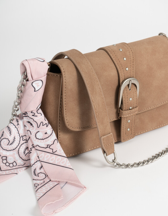 Bandoleras Boho Bandolera De Suede - Marron Camel