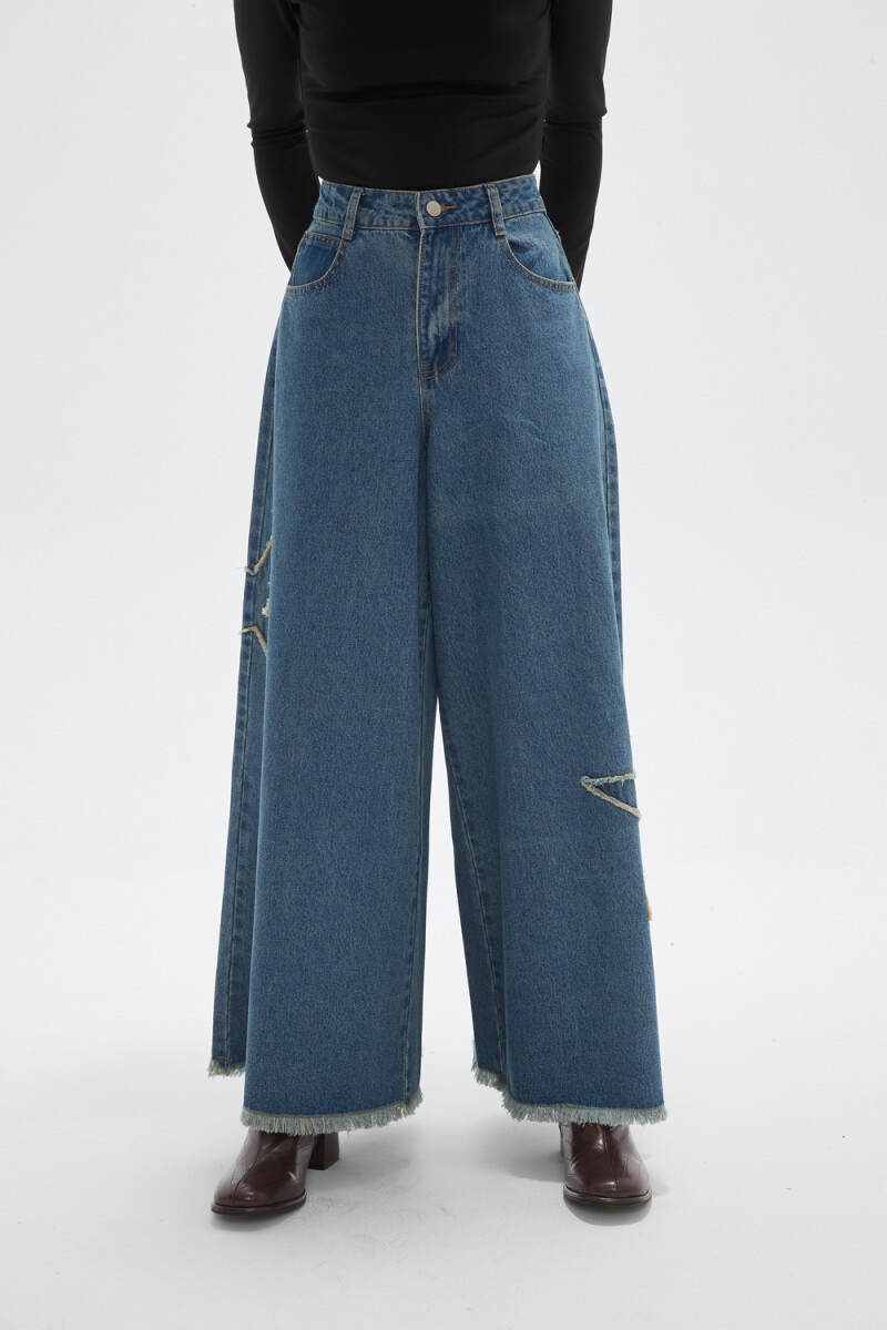 Pantalon Darling - Azul Grisaceo 