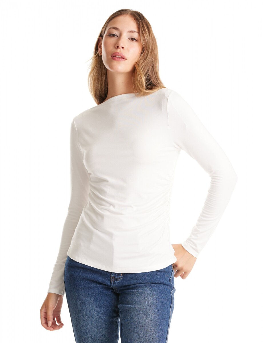 Remera Frunces - Crudo 