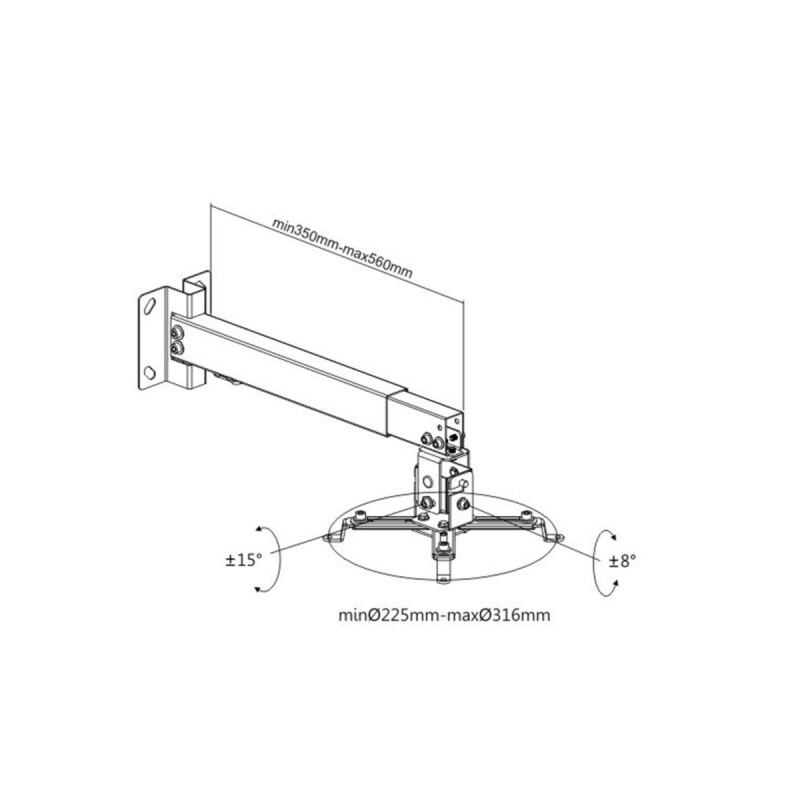 Soporte De Techo Y Pared Para Proyector Soporte De Techo Y Pared Para Proyector