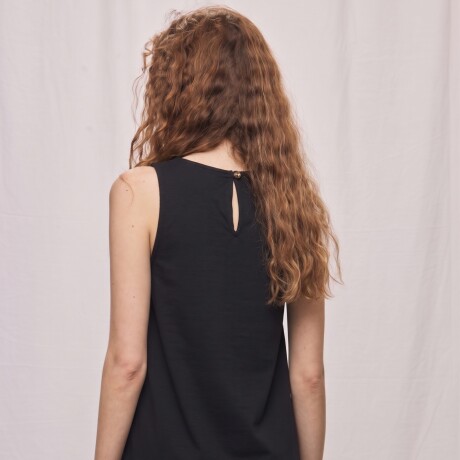 VESTIDO PERLA Negro