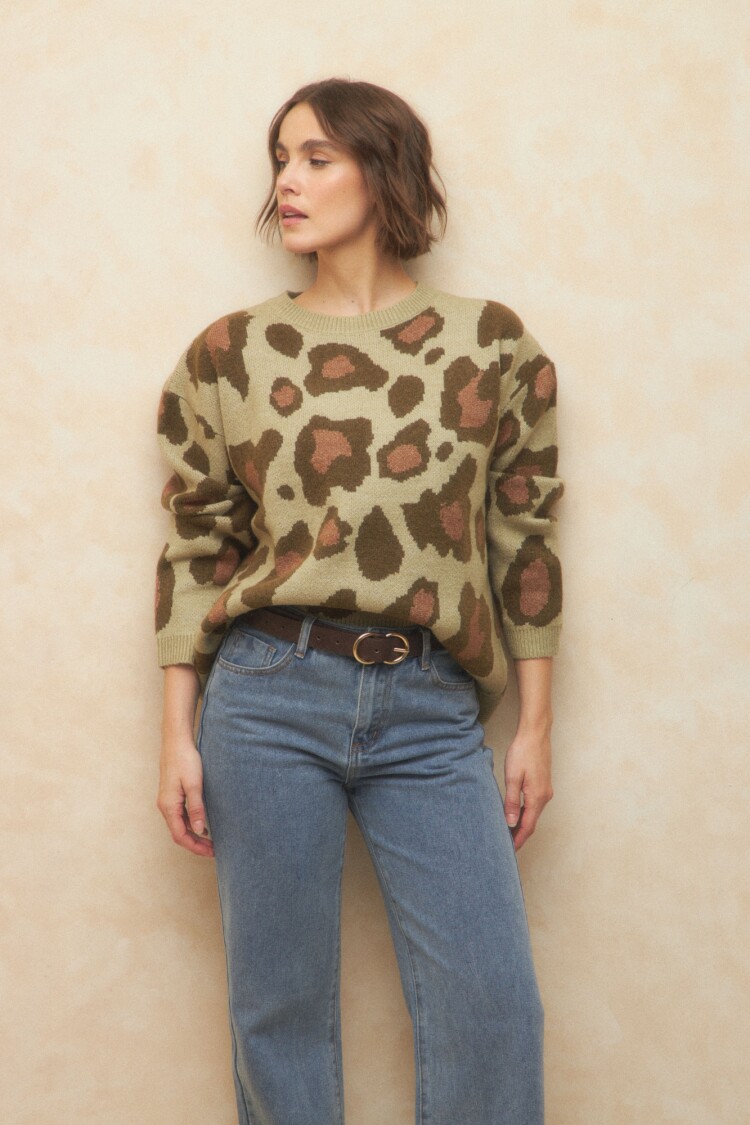 SWEATER MALVA Verde Seco