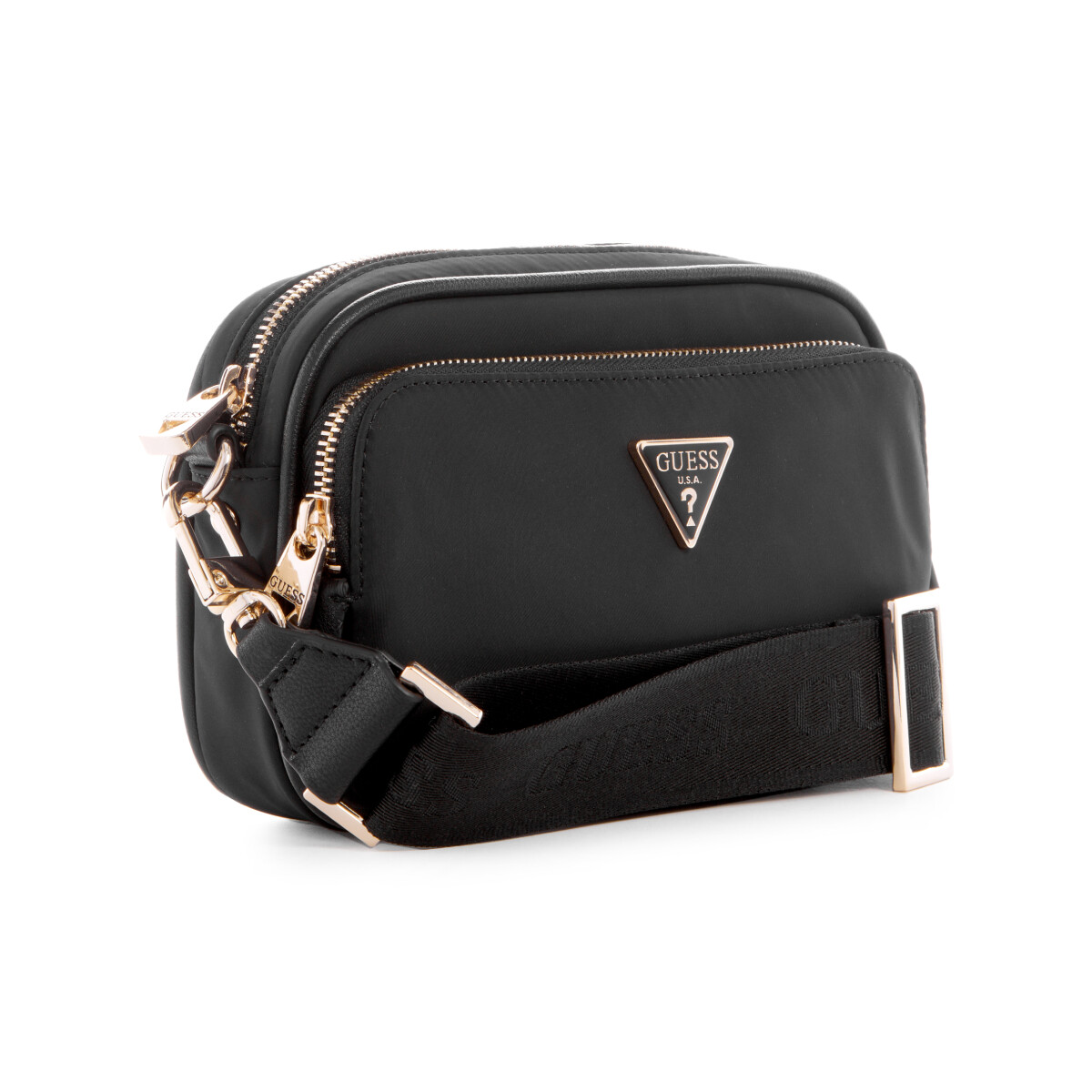 Cartera Guess Eco Gemma Chica Negro 