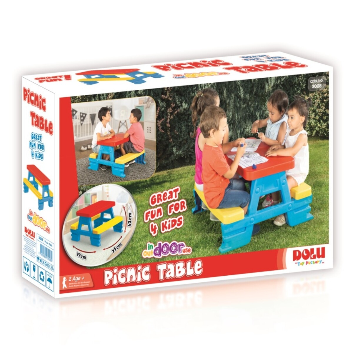 Mesa de Picnic infantil DOLU 